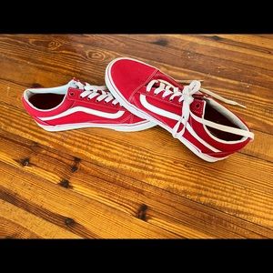 Red Old School Vans